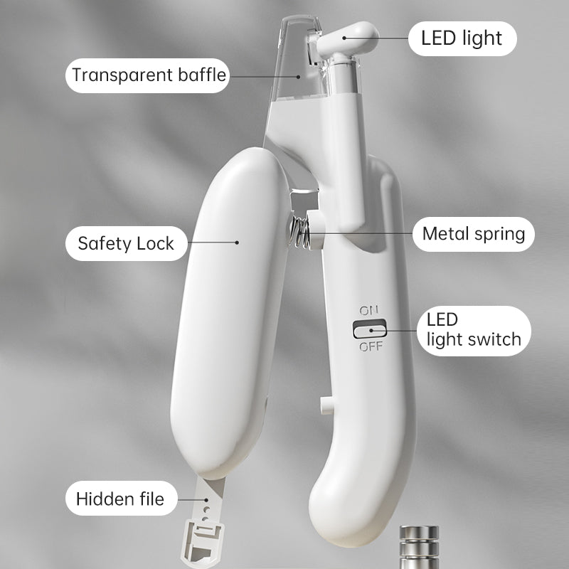 Pet Nail Clippers With Led Light