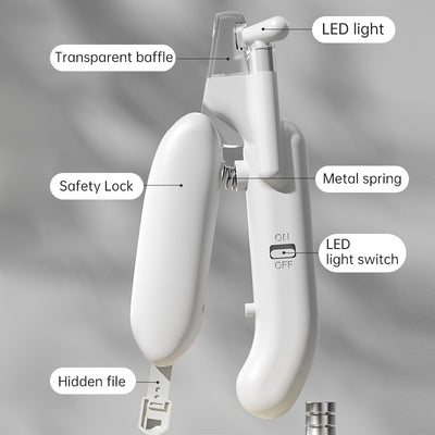 Pet Nail Clippers With Led Light