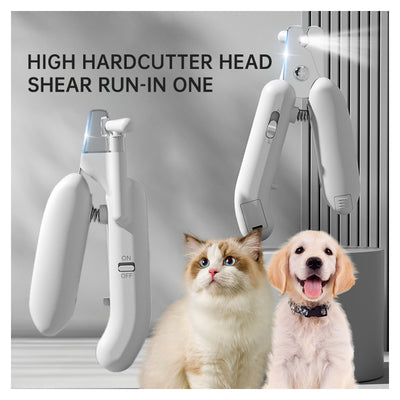 Pet Nail Clippers With Led Light