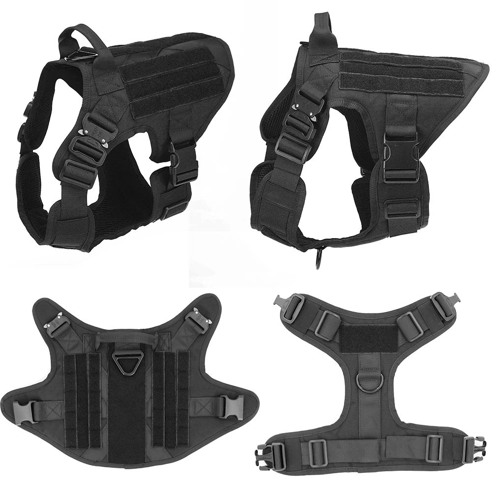 Heavy Duty Tactical Dog Harness, For Medium to Large Dogs